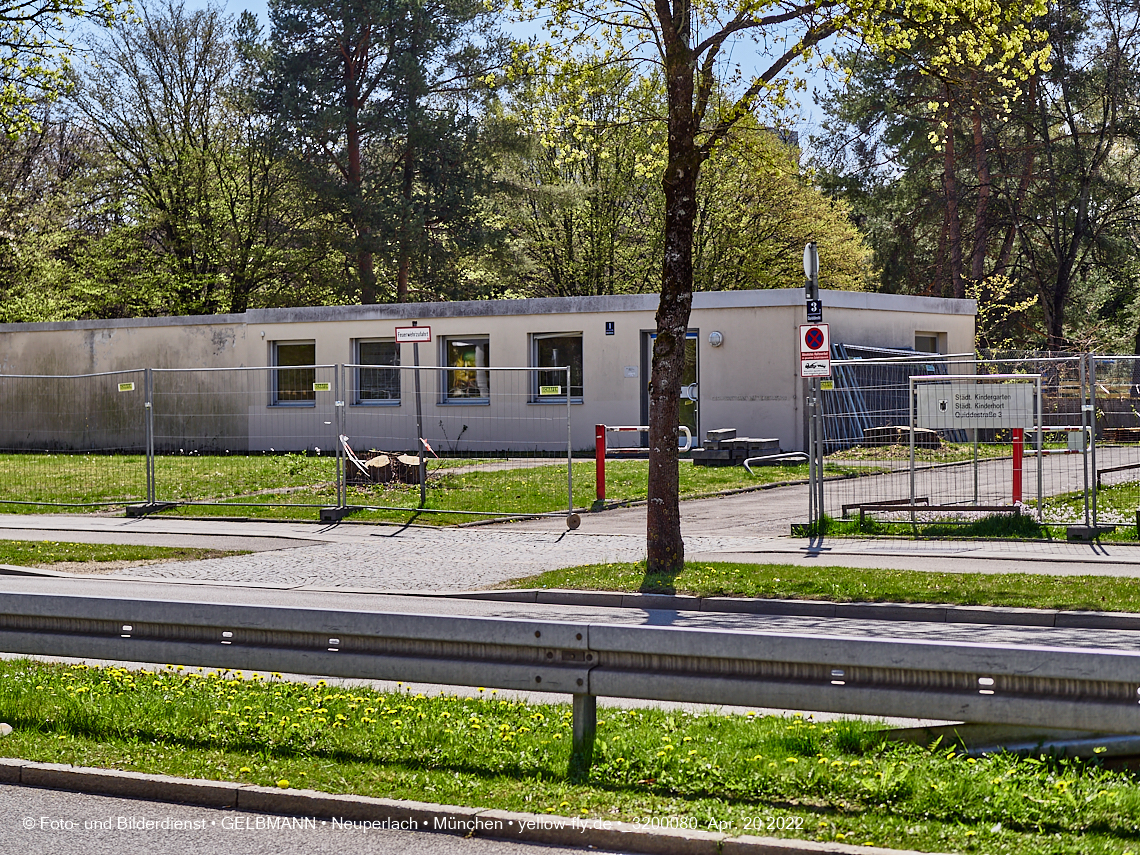 20.04.2022 - Baustelle am Haus für Kinder in Neuperlach